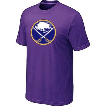 Men's Buffalo Sabres Big & Tall Logo T-Shirt - - Purple