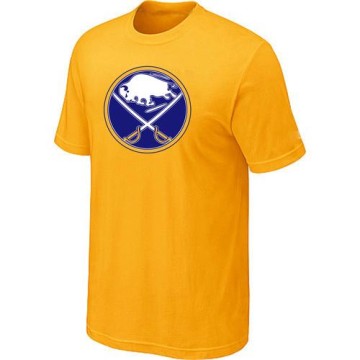 Men's Buffalo Sabres Big & Tall Logo T-Shirt - - Yellow