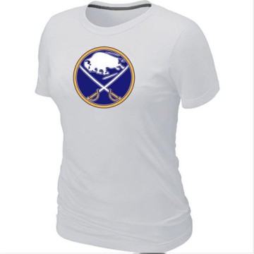 Women's Buffalo Sabres Big & Tall Logo T-Shirt - - White
