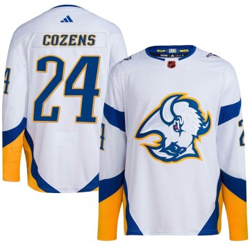 Authentic Adidas Men's Dylan Cozens Buffalo Sabres Reverse Retro 2.0 Jersey - White