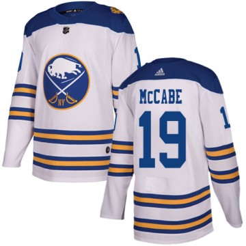 Authentic Adidas Men's Jake McCabe Buffalo Sabres 2018 Winter Classic Jersey - White