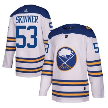 Authentic Adidas Men's Jeff Skinner Buffalo Sabres 2018 Winter Classic Jersey - White