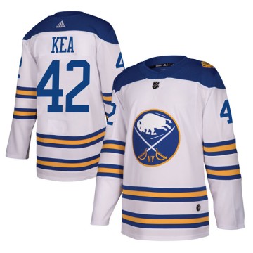 Authentic Adidas Men's Justin Kea Buffalo Sabres 2018 Winter Classic Jersey - White
