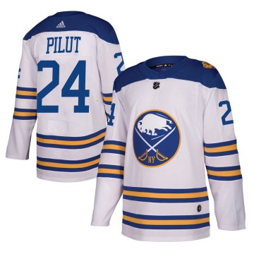 Authentic Adidas Men's Lawrence Pilut Buffalo Sabres 2018 Winter Classic Jersey - White