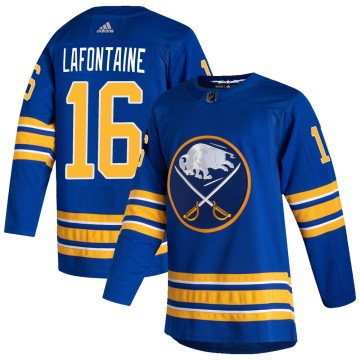 Authentic Adidas Men's Pat Lafontaine Buffalo Sabres 2020/21 Home Jersey - Royal