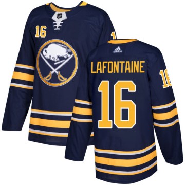 Authentic Adidas Men's Pat Lafontaine Buffalo Sabres Jersey - Navy