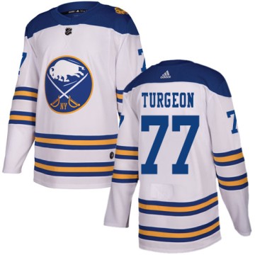 Authentic Adidas Men's Pierre Turgeon Buffalo Sabres 2018 Winter Classic Jersey - White