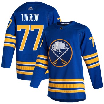 Authentic Adidas Men's Pierre Turgeon Buffalo Sabres 2020/21 Home Jersey - Royal