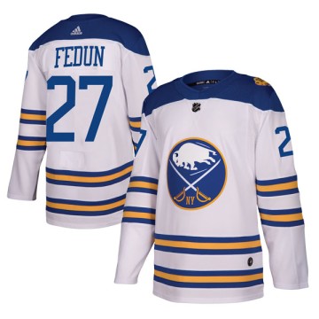 Authentic Adidas Men's Taylor Fedun Buffalo Sabres 2018 Winter Classic Jersey - White