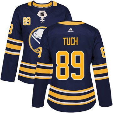 Authentic Adidas Women's Alex Tuch Buffalo Sabres Home Jersey - Navy