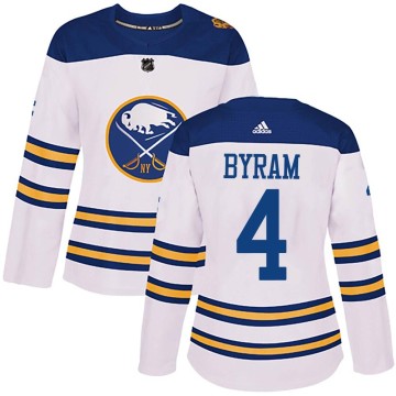 Authentic Adidas Women's Bowen Byram Buffalo Sabres 2018 Winter Classic Jersey - White