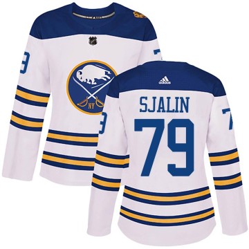 Authentic Adidas Women's Calle Sjalin Buffalo Sabres 2018 Winter Classic Jersey - White