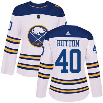 Authentic Adidas Women's Carter Hutton Buffalo Sabres 2018 Winter Classic Jersey - White