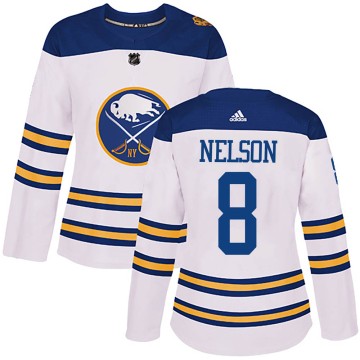 Authentic Adidas Women's Casey Nelson Buffalo Sabres 2018 Winter Classic Jersey - White