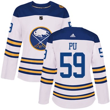 Authentic Adidas Women's Cliff Pu Buffalo Sabres 2018 Winter Classic Jersey - White