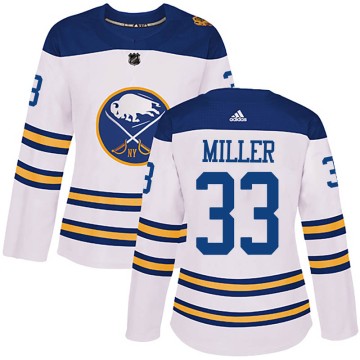 Authentic Adidas Women's Colin Miller Buffalo Sabres 2018 Winter Classic Jersey - White