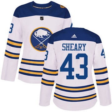 Authentic Adidas Women's Conor Sheary Buffalo Sabres 2018 Winter Classic Jersey - White
