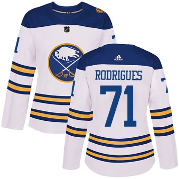 Authentic Adidas Women's Evan Rodrigues Buffalo Sabres 2018 Winter Classic Jersey - White