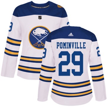 Authentic Adidas Women's Jason Pominville Buffalo Sabres 2018 Winter Classic Jersey - White