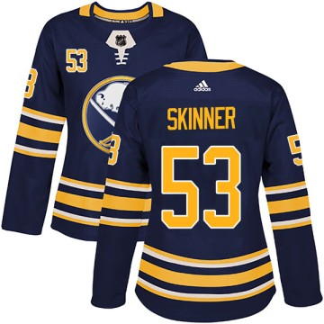Authentic Adidas Women's Jeff Skinner Buffalo Sabres Home Jersey - Navy