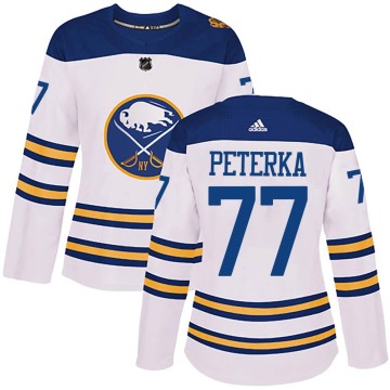 Authentic Adidas Women's JJ Peterka Buffalo Sabres 2018 Winter Classic Jersey - White