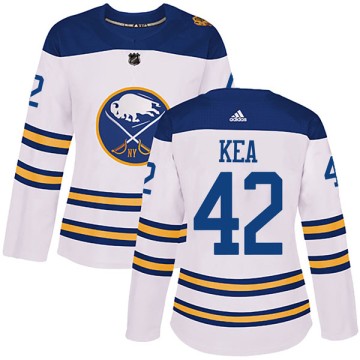 Authentic Adidas Women's Justin Kea Buffalo Sabres 2018 Winter Classic Jersey - White