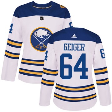 Authentic Adidas Women's Paul Geiger Buffalo Sabres 2018 Winter Classic Jersey - White