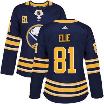 Authentic Adidas Women's Remi Elie Buffalo Sabres Home Jersey - Navy