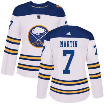 Authentic Adidas Women's Rick Martin Buffalo Sabres 2018 Winter Classic Jersey - White