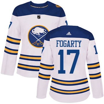 Authentic Adidas Women's Steven Fogarty Buffalo Sabres 2018 Winter Classic Jersey - White