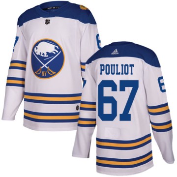 Authentic Adidas Youth Benoit Pouliot Buffalo Sabres 2018 Winter Classic Jersey - White