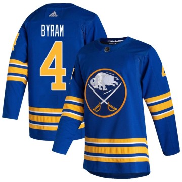 Authentic Adidas Youth Bowen Byram Buffalo Sabres 2020/21 Home Jersey - Royal