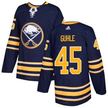 Authentic Adidas Youth Brendan Guhle Buffalo Sabres Home Jersey - Navy