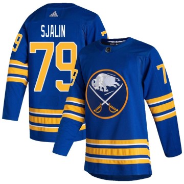 Authentic Adidas Youth Calle Sjalin Buffalo Sabres 2020/21 Home Jersey - Royal