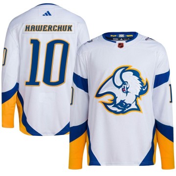 Authentic Adidas Youth Dale Hawerchuk Buffalo Sabres Reverse Retro 2.0 Jersey - White