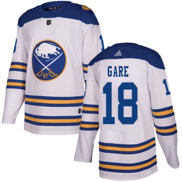 Authentic Adidas Youth Danny Gare Buffalo Sabres 2018 Winter Classic Jersey - White