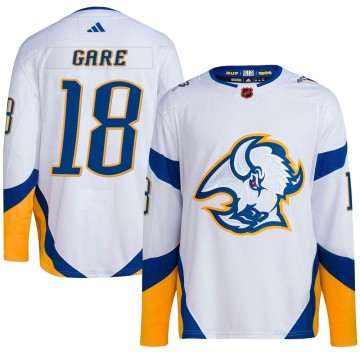 Authentic Adidas Youth Danny Gare Buffalo Sabres Reverse Retro 2.0 Jersey - White