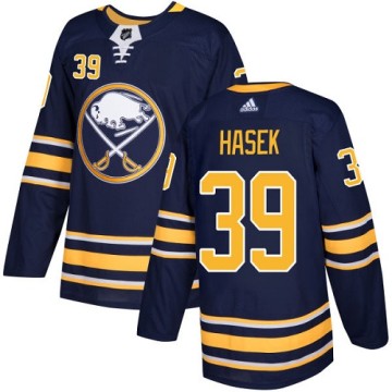 Authentic Adidas Youth Dominik Hasek Buffalo Sabres Home Jersey - Navy Blue