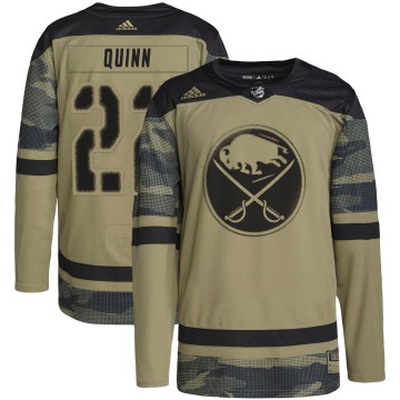 Authentic Adidas Youth Jack Quinn Buffalo Sabres Military Appreciation Practice Jersey - Camo