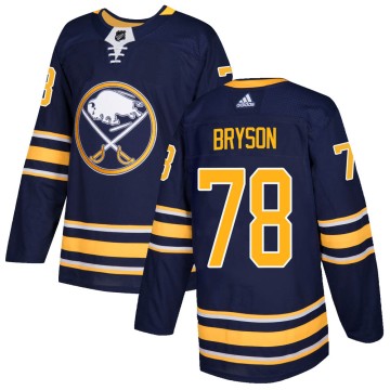 Authentic Adidas Youth Jacob Bryson Buffalo Sabres Home Jersey - Navy
