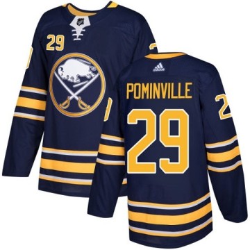 Authentic Adidas Youth Jason Pominville Buffalo Sabres Home Jersey - Navy Blue