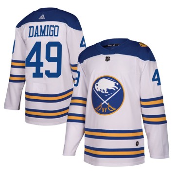 Authentic Adidas Youth Jerry Damigo Buffalo Sabres 2018 Winter Classic Jersey - White