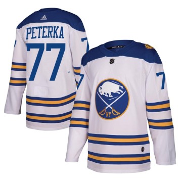 Authentic Adidas Youth JJ Peterka Buffalo Sabres 2018 Winter Classic Jersey - White