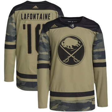 Authentic Adidas Youth Pat Lafontaine Buffalo Sabres Military Appreciation Practice Jersey - Camo