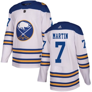 Authentic Adidas Youth Rick Martin Buffalo Sabres 2018 Winter Classic Jersey - White