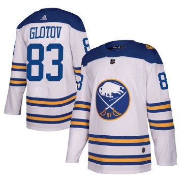 Authentic Adidas Youth Vasily Glotov Buffalo Sabres 2018 Winter Classic Jersey - White