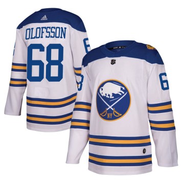 Authentic Adidas Youth Victor Olofsson Buffalo Sabres 2018 Winter Classic Jersey - White