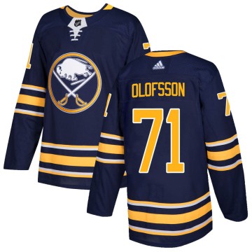 Authentic Adidas Youth Victor Olofsson Buffalo Sabres Home Jersey - Navy