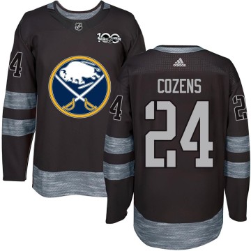 Authentic Men's Dylan Cozens Buffalo Sabres 1917-2017 100th Anniversary Jersey - Black