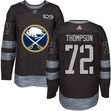 Authentic Men's Tage Thompson Buffalo Sabres 1917-2017 100th Anniversary Jersey - Black